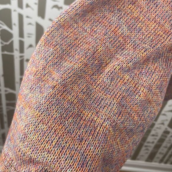 altar’d state NEW $60 Rust Rainbow Space Dyed Oversized Bell Sleeve Sweater sz M - Picture 6 of 6